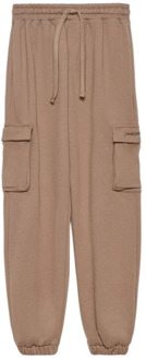 Tapered Trousers Hinnominate , Brown , Dames - L