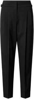 Tapered Trousers Windsor , Black , Dames - L