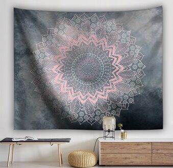 Tapestry Mandala Hippie Bohemian Wandtapijten Wall Opknoping Bloem Psychedelische Tapijt Muur Opknoping Indian Dorm Decor Woonkamer 230X150 CM