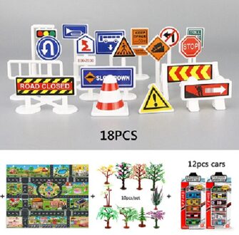 Tapijt City Road Scene Verkeer Snelweg Kaart Spelen Baby Speelkleed Educatief Speelgoed Voor Kinderen Gym Games voor Kids