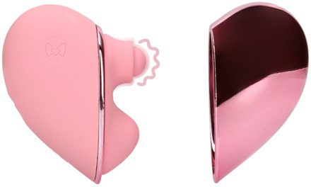 Tapping Heart Vibrator - Roze Arabesque