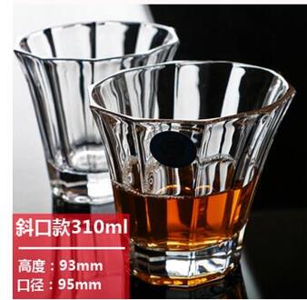 TAQUA Grote Whisky Wijnglas loodvrij Kristal Cups Hoge capaciteit Bier Glas Wijn Cup Bar Hotel Drinkware Brand Vaso Cop geel