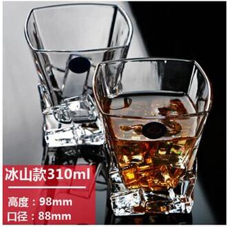 TAQUA Grote Whisky Wijnglas loodvrij Kristal Cups Hoge capaciteit Bier Glas Wijn Cup Bar Hotel Drinkware Brand Vaso Cop Rood