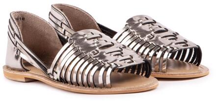Tara Flat Sandalen Metallic - EU 36 / UK 3