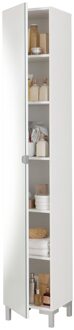 Taragonna Badkamerkast Spiegeldeur 195 cm hoog in wit