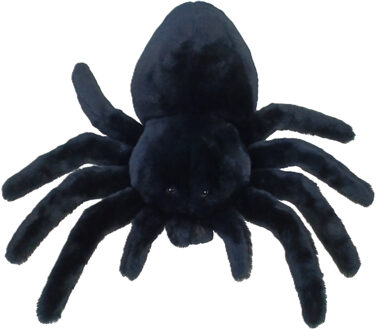 Tarantula knuffel - 40 cm - zwart - vogelspinnen - dierenknuffels