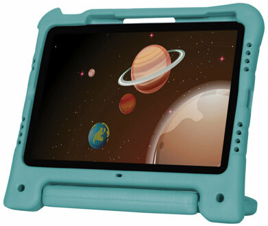 Targus Kidsproof backcover antimicrobieel voor de Apple iPad Air 11 inch (2025) M3 / (2024) M2 / Air 5 (2022) / Air 4 (2020) / Pro 11 (2018/2020/2021/2022) / iPad 11 (2025) A16 / iPad 10 (2022) - Teal Blauw