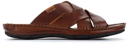 Tarifa Cognac Slippers Heren 40