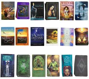 Tarot Cards Set Divination Fate Oracle Tarot Card Full English Family Friend Party Playing Card Deck Board Games Entertainment