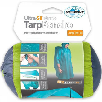 Tarp Poncho 145x265 Cm Ultra-siliconen Nano Blauw
