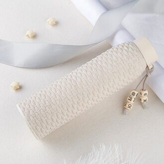 Tarwe Stro Milieubescherming Cup kinderen Student Isolatie Plastic Glas Plastic Glas Beige