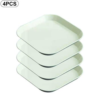 Tarwe Stro Servies Spit Botplaat Snack Fruitschaal Huisvuil Plaat Saus Plaat Diner Plaat Kleine Vierkante Plaat 04