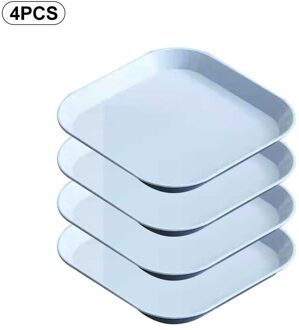 Tarwe Stro Servies Spit Botplaat Snack Fruitschaal Huisvuil Plaat Saus Plaat Diner Plaat Kleine Vierkante Plaat 05