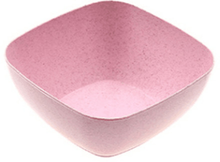 Tarwe Stro Verdikte Vierkante Slakom Fruitschaal Binnenlandse Woonkamer Plain Candy Snack Droge Fruitschaal watermeloen rood