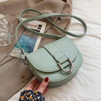 Tas Vrouwen Mode Schouder Onderarm Zak Zadel Messenger Bag groen