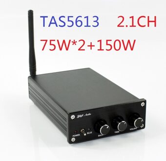 TAS5613 HiFi 2.1 Kanaals DAC Decodering Bluetooth 4.2/5.0 Optioneel Klasse-D Full Digital Audio Power versterker 75W * 2 + 150W zilver met BT4.2