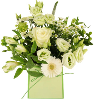 Tasje winter bloemen