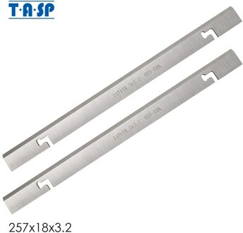 Tasp 257Mm Hss Dikte Schaafmachine Blade 257X18.2X3.2Mm Hout Schaafmachine Mes Voor Macallister COD1500PT