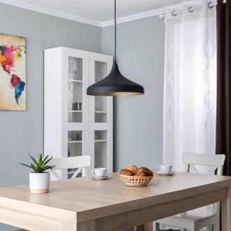 Tattoo 2641 hanglamp, Ø36cm, zwart/goud zwart, goud