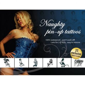 Tattoo Set - Naughty Pin-Up - Sekstuigje