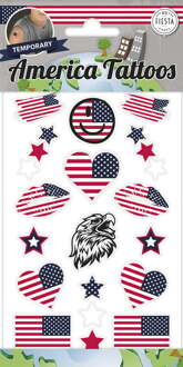 Tattoos USA Multikleur - Print