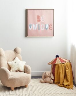 TAURISANO - Wanddecoratie - Roze - Polyester