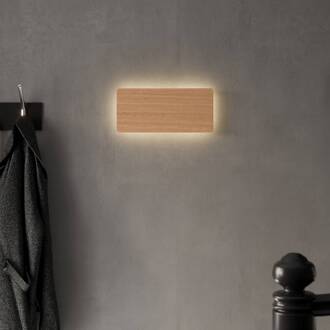 Tavola wandlamp, eikenhout, 35x16cm licht hout