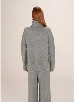 Taxi trui wol oversized Grijs - XS