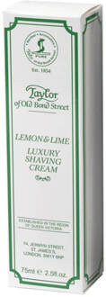 Taylor of Old Bond Street Shaving Cream Tube (75g) - Lemon and Lime