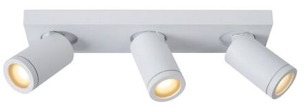 TAYLOR - Plafondspot Badkamer - LED Dim to warm - GU10 - 3x5W 2200K/3000K - IP44 - Wit