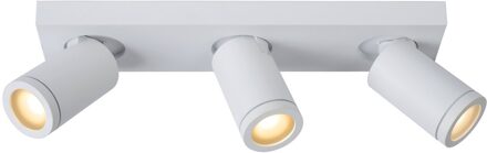 TAYLOR - Plafondspot Badkamer - LED Dim to warm - GU10 - 3x5W 2200K/3000K - IP44 - Wit