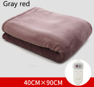 [TB15] Enkele elektrische deken kleine elektrische knie deken kantoor cover been warm body deken warm schat artefact hea grijs rood