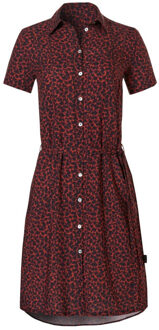 Tc wow Ten Cate - Shirt Dress Leopard - maat S - Dierenprint Rood Zwart