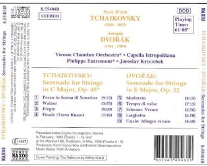 Tchaikovsky, Dvorak: Serenades for Strings