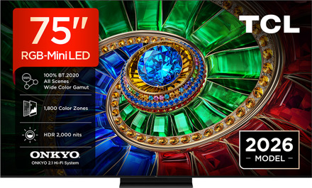 TCL 75RM7L - 75 RGB Mini-LED (2026)