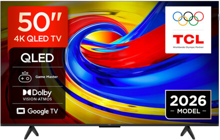 TCL QLED 50QLED780L (2026) - 50 inch - QLED TV Zwart