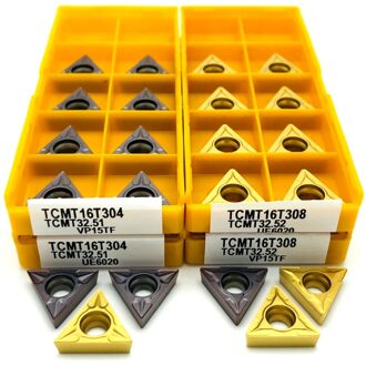 TCMT16T304 TCMT16T308 VP15TF UE6020 carbide blade metalen draaigereedschap CNC draaien gereedschap kan worden geïndexeerd TCMT 16T304 snijgereedschap TCMT16T304 UE6020