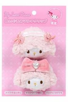 TCP Sanrio My Sweet Piano Mascot Multi Clip / Hair Clip (Set of 2) W65 x H52 x D30mm