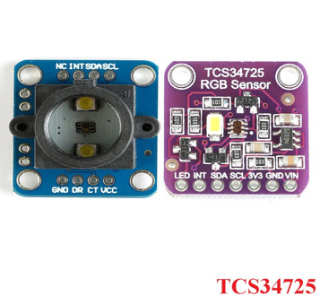 TCS34725 RGB Color Sensor Module IIC I2C Development Board DIY Electronic PCB Board For Arduino Replace TCS230 TCS3200 GY 33