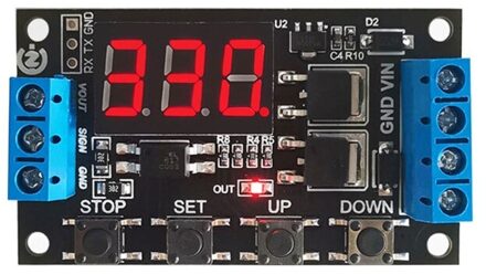 TD4 5V 12V 24V Mos Schakelaar Type Trigger Vertraging Cyclus Timer Solenoid Valving Controle Vertraging Module anti-Overshoot Anti-Surge U1JE