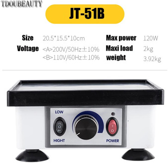 TDOUBEAUTY Small Square Quartet Model Vibrator dental Lab Equipment JT-51B Vibrator Vibrating Electric Oscillator Equipment