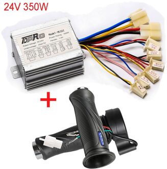 Tdpro 24V/36V/48V 350/500/800/1000W Motor Borstel Controller speed Throttle Twist Grip Voor Elektrische Fiets Scooter Atv Buggy Fiets 24V 350W
