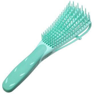 Te Doen Up Straight Styling Kam Vrouwen Haar Kam Ontwarren Haarborstel Gezondheidszorg Massage Borstel Verminderen Vermoeidheid licht groen