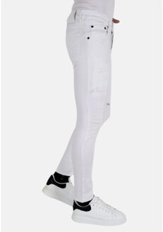 Te ripped jeans voor slim fit dp105 Wit - 33