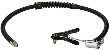 TE00000345 | Luchtpompslang met adapter Amerikaans ventiel + adapter Engels ventiel - TE00000345