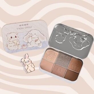 Tea Party Series Metal Box Eyeshadow Palette #01 1# - 18g