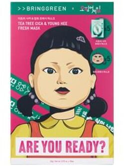 Tea Tree Cica & Young Hee Fresh Mask Set Squid Game Edition 20g x 10 sheets