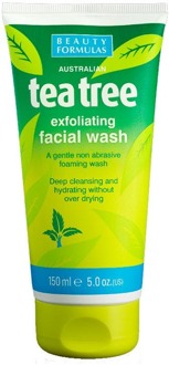 Tea Tree Exfoliating Facial Wash Exfoliating Facial Cleanser 150Ml