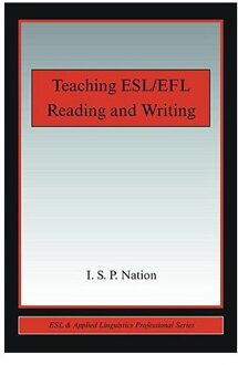 Teaching ESL/EFL Reading and Writing