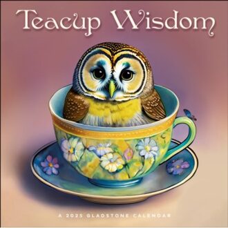 Teacup Wisdom Square Wall Calendar 2025 - Media, Gladstone